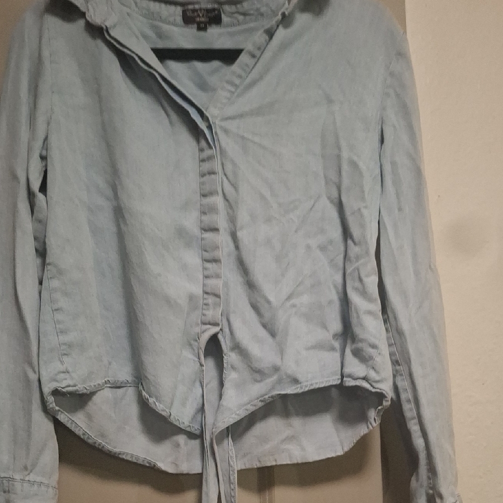 Velvet Eart Light Blue Denim Jacket